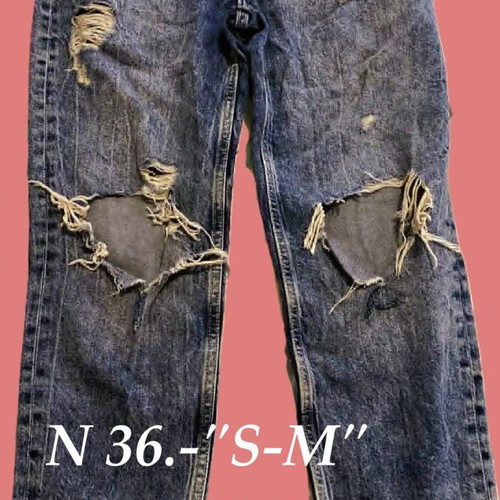 Bershka jeans like new, blue, sizes 36 and 38