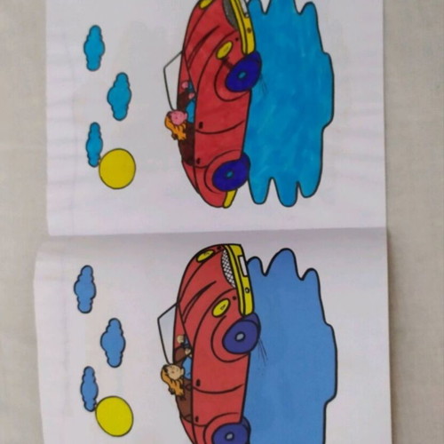 Set of 4 coloring books