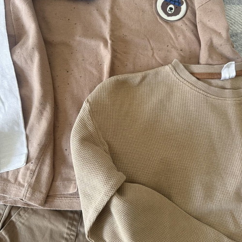 Boys Autumn Clothing Bundle used, size 128, colorful Sinsay set