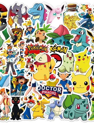 Pokemon αυτοκόλλητα καινούργια, πακέτο 50 τεμαχίων