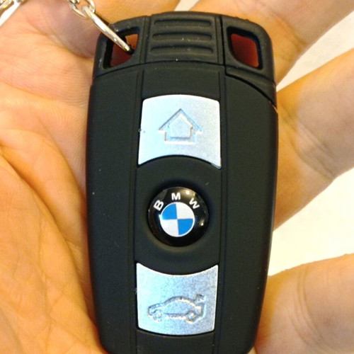 BMW windproof lighter with flashlight new