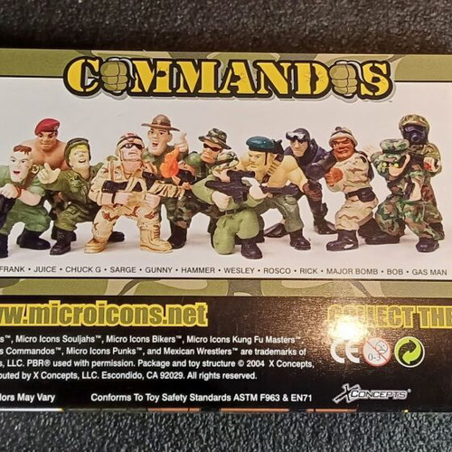 Commando Micro-Icon Mega Pack new with 4 figures and plastic diorama