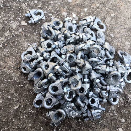 Wire rope clamps 10mm new set of 50 with M8 nuts