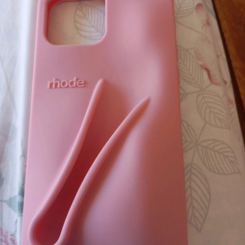 Rhode iPhone 13 Pro Max case authentic, luxury, pink