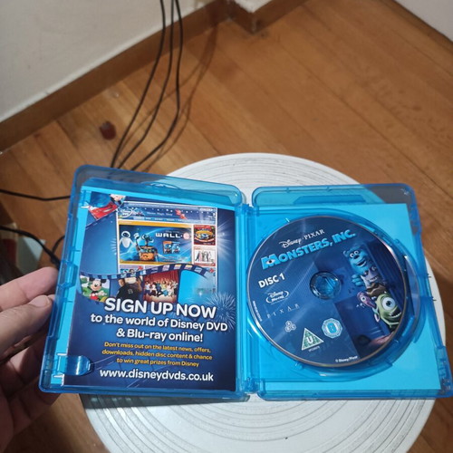 Monsters, Inc. Blu-ray used, UK release, animated comedy