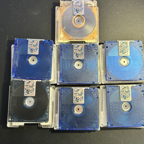 Tdk 74XS-IV Minidisc pack of 7 used, recordable 74 min