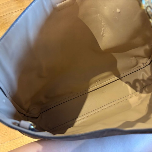 Calvin Klein shoulder bag used, brown monogram design