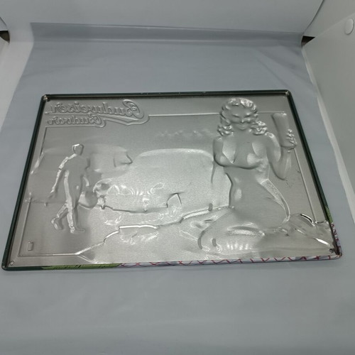 Budweiser Budwar beer advertising sign used, 30x21 cm