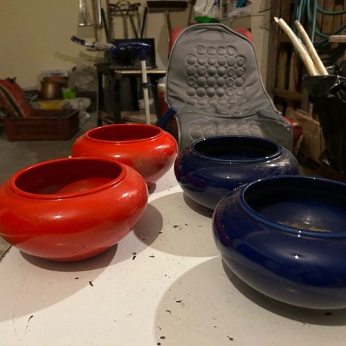 Decorative bowls like new, set of 4 pieces