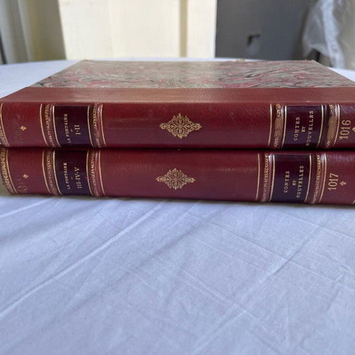 'Contes et Nouvelles' by Jean de La Fontaine, used hardcover books 1937-1938