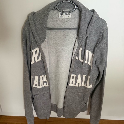 Franklin & Marshall hoodie jacket like new, gray, size M