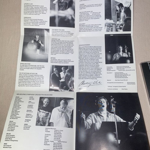 Anthony Warlow Centre Stage CD used, original 1990 album
