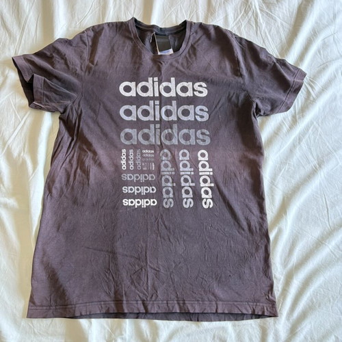 Adidas t-shirt used, black, sizes L and XL