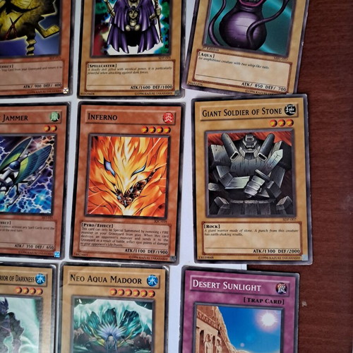 Yugioh cards used