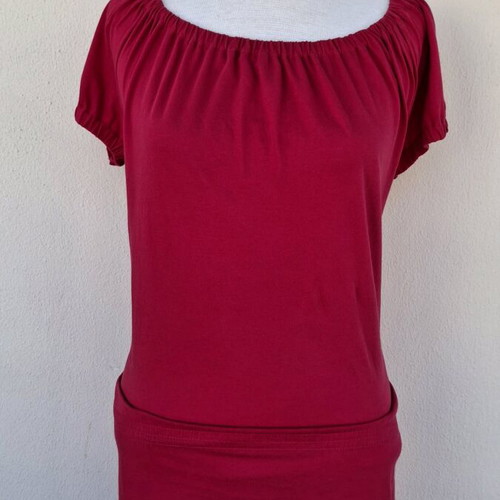Benetton dress S fuchsia like new