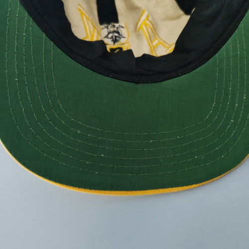 Vintage AEK 1924 Snapback Cap used, 90s era, black and yellow