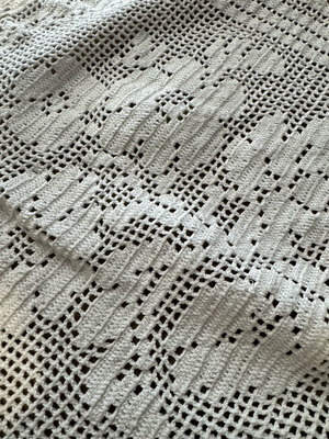 Handmade coverlet for baby crib, new