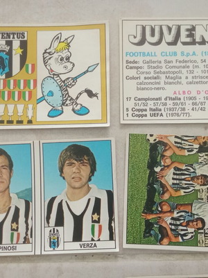 Calciatori Juventus Stickers 1977/78 like new