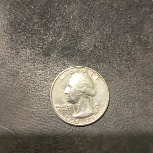 Bicentennial Quarter Dollar 1776-1976 D used, US coin