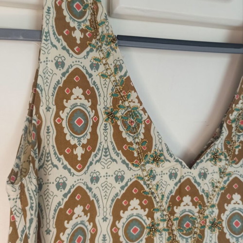Nekane φόρεμα maxi long pattern combi νούμερο Medium καινούργιο