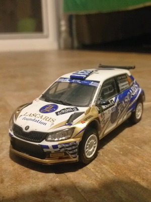 Αυτοκίνητο WRC Skoda Fabia καινούργιο συλλεκτικό 1/45 Ράλι Ακρόπολης