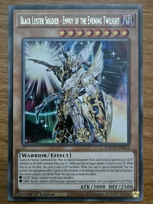 Black Luster Soldier - Envoy of the Evening Twilight TOCH rare 1st edition