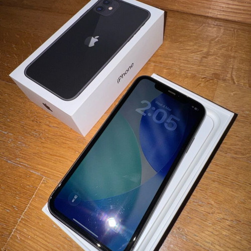 iPhone 11 128GB black used, dual SIM, slight camera flicker