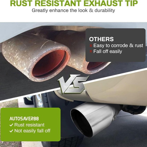 Krtopo AT424 chrome exhaust tip 63mm to 102mm
