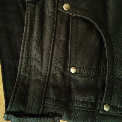 Reusch leather motorcycle pants used, size 40