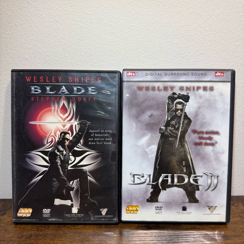 Blade 1 & 2 DVD like new with Greek subtitles