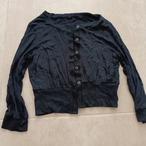 Intimissimi cropped knit cardigan size S used, black