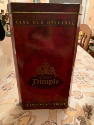 Μεταλλική συσκευασία Dimple Fine Old Original 15 years old καινούργιο