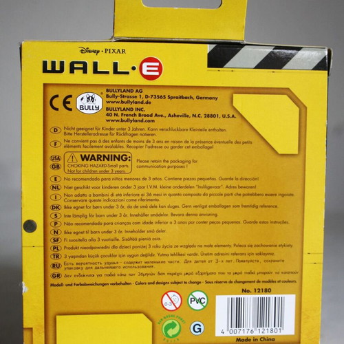 Wall E & Eve Robot Set Figures Bullyland Handpainted Disney New