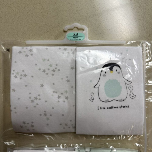 Baby pajamas set 2 pieces new, size 0-3 months
