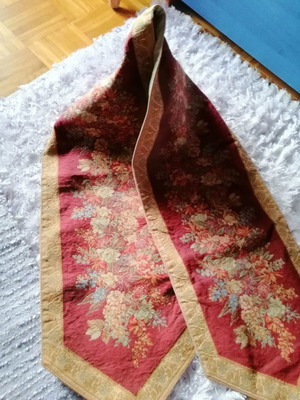 Table runner red large, 1.65 meters long new