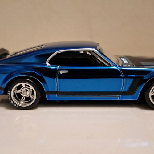Hot Wheels 2017 RLC '70 Mustang Boss 302 Blue like new, spectraflame blue