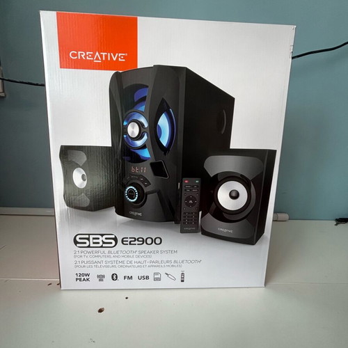 Creative 2.1 Channel Speakers new with subwoofer and Bluetooth