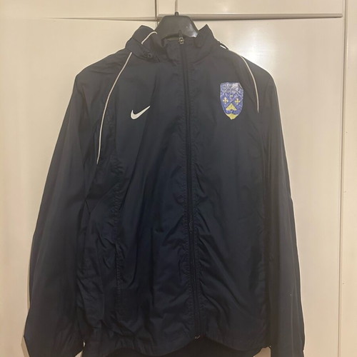 Nike jacket used, thin and waterproof, blue, size M