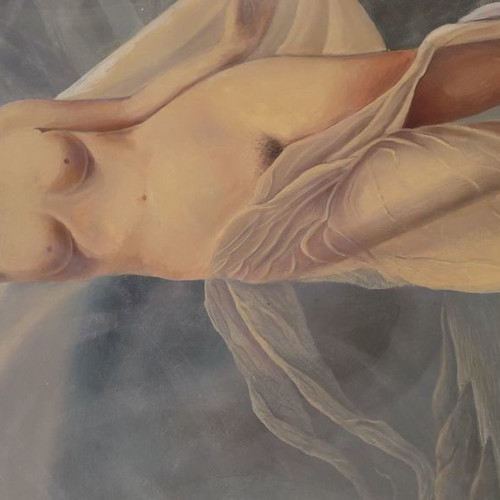 Nude oil painting artwork by Theio Nick new 70x90 cm
