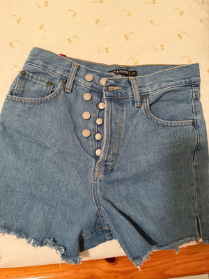 Salt and pepper Jean short Size 27