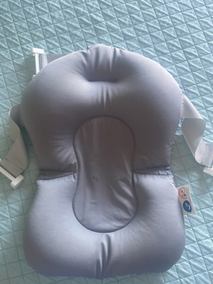 Twistshake bath pillow used, pastel grey