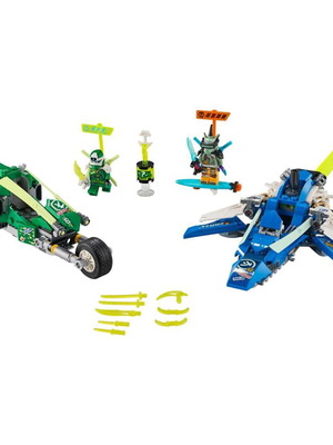 Lego Ninjago set 70709 Jay and Lloyd’s velocity racers