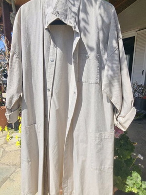 Kabardino Benetton dress like new, gray and beige