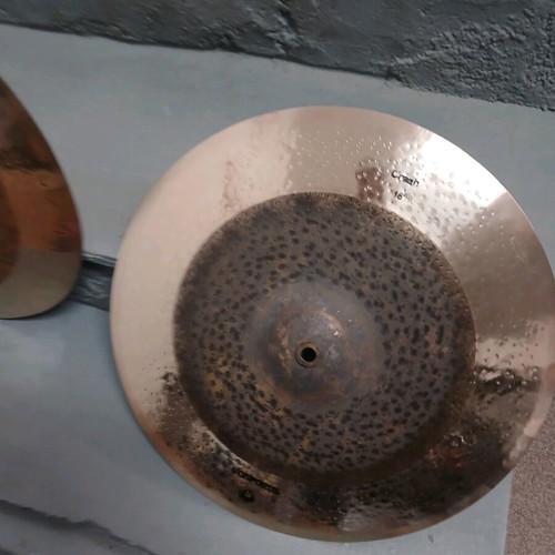 Crash 16" Turkey hammered handmade cymbal B25 alloy new