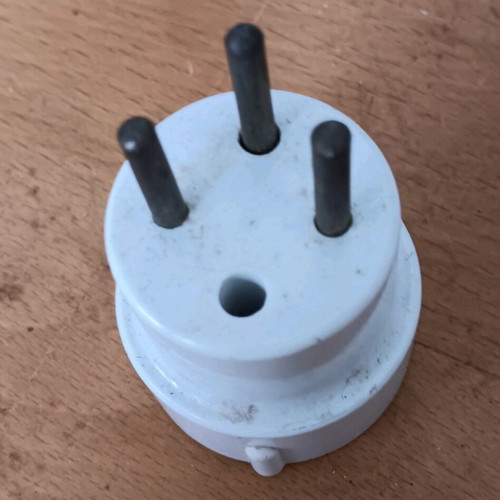 Power plug adapter used for type F plug to type H socket