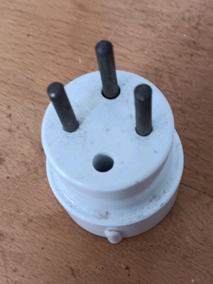 Power plug adapter used for type F plug to type H socket