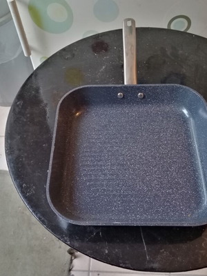 Frying Pan Grill Pan with Nonstick Stone Coating, Aluminum, 29x29x5cm