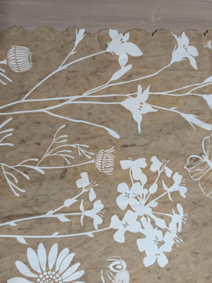 Table runner new with flower, butterfly and bee designs