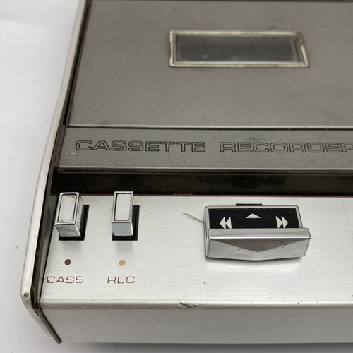 Philips N2204 vintage portable cassette recorder used