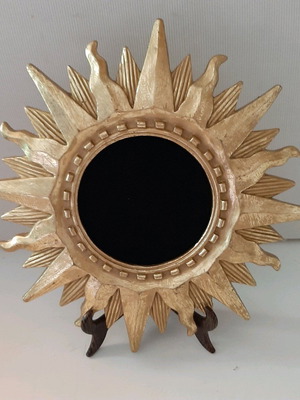 Vintage sun wall decor like new, resin, 32cm diameter